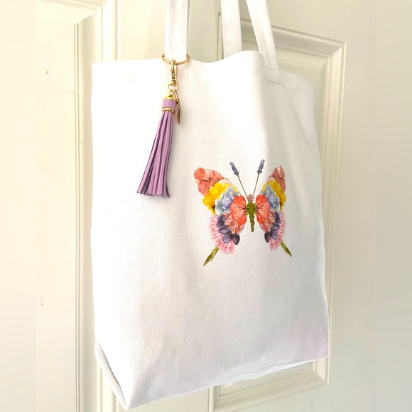 NWT. Set of bag + keychain/bag charm. Tote bag with removable keychain/bag charm - Picture 1 of 5